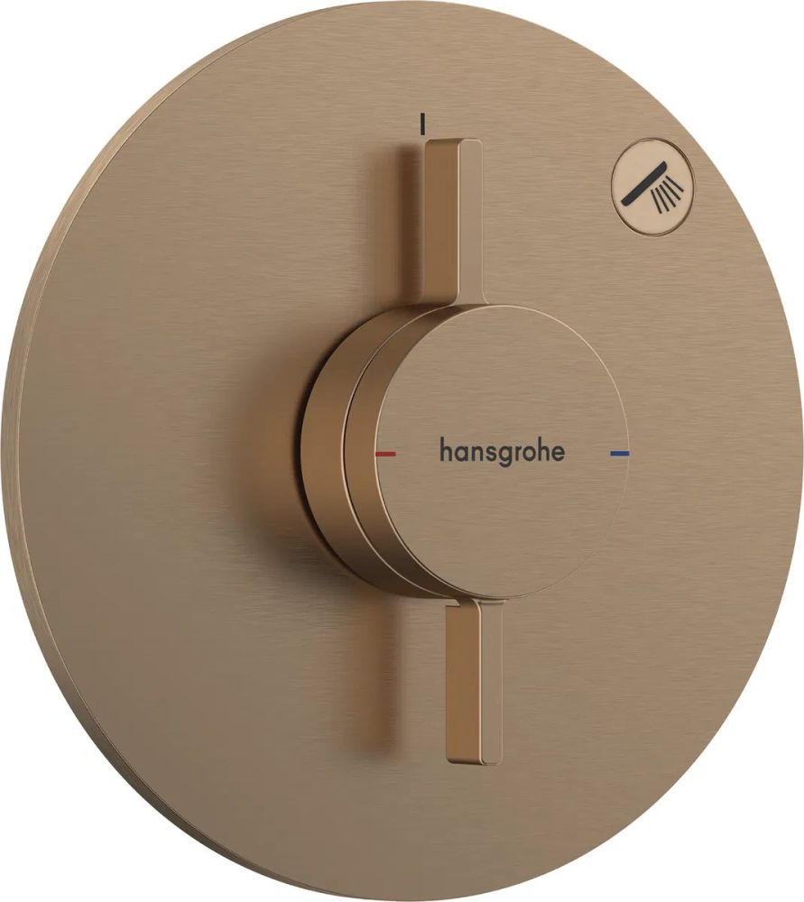 Змішувач прихованого монтажу Hansgrohe DuoTurn S бронза 75618140