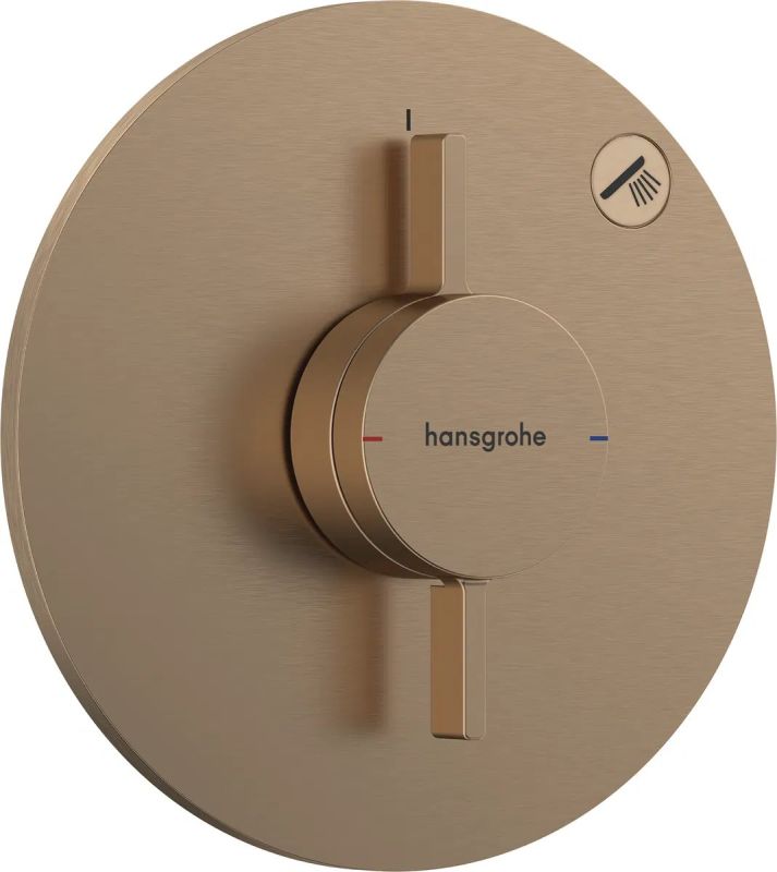 Змішувач прихованого монтажу Hansgrohe DuoTurn S бронза 75618140