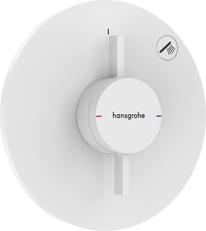 Змішувач прихованого монтажу Hansgrohe DuoTurn S білий матовий 75618700