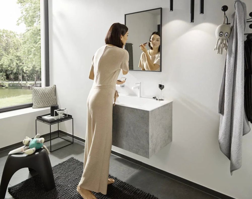 Змішувач для раковини Hansgrohe Finoris білий матовий 76023700