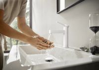 Змішувач для раковини Hansgrohe Finoris білий матовий 76023700
