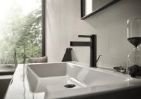 Смеситель для раковины Hansgrohe Finoris черный матовый хром 76025340