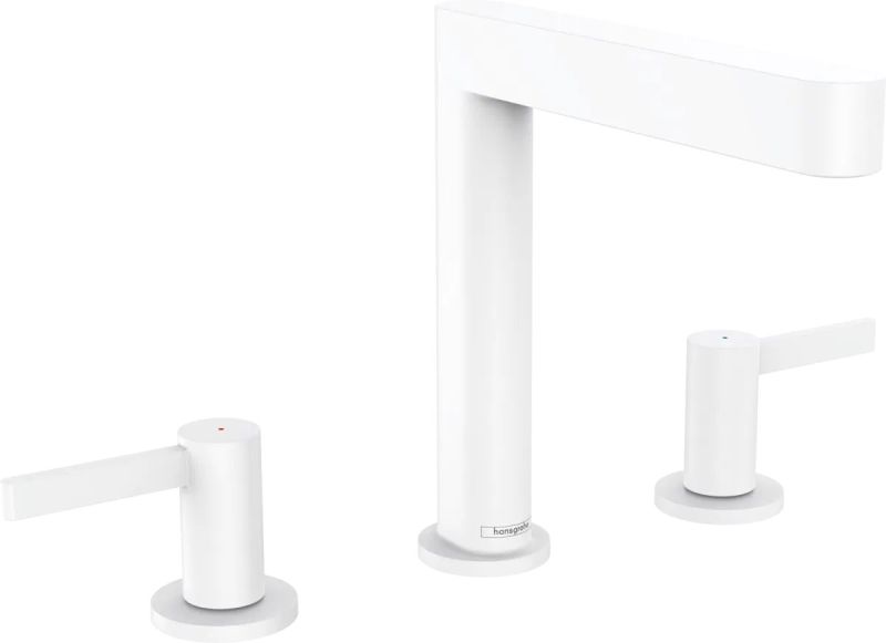 Змішувач для раковини Hansgrohe Finoris білий матовий 76034700