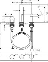 Змішувач для раковини Hansgrohe Finoris білий матовий 76034700