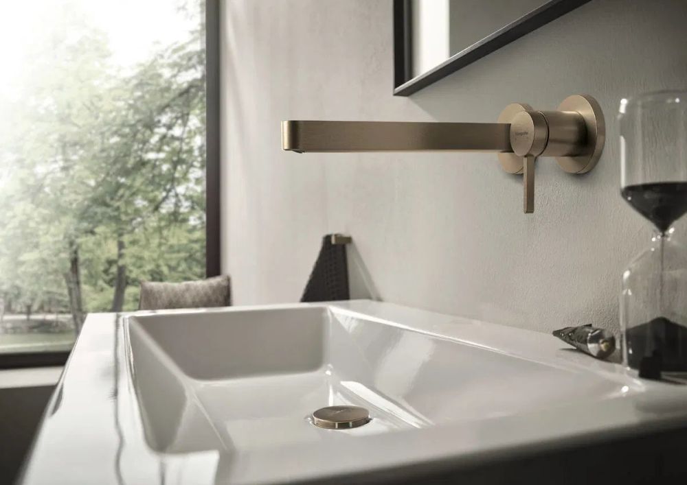 Змішувач для раковини Hansgrohe Finoris бронза 76050140