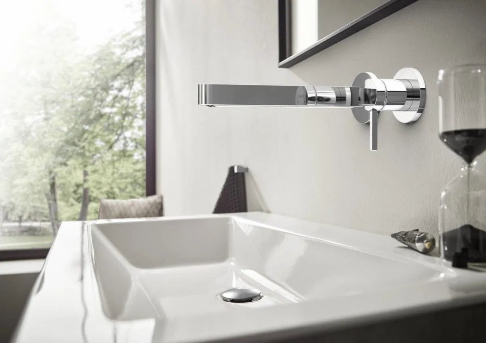 Смеситель для раковины Hansgrohe Finoris черный матовый 76050670