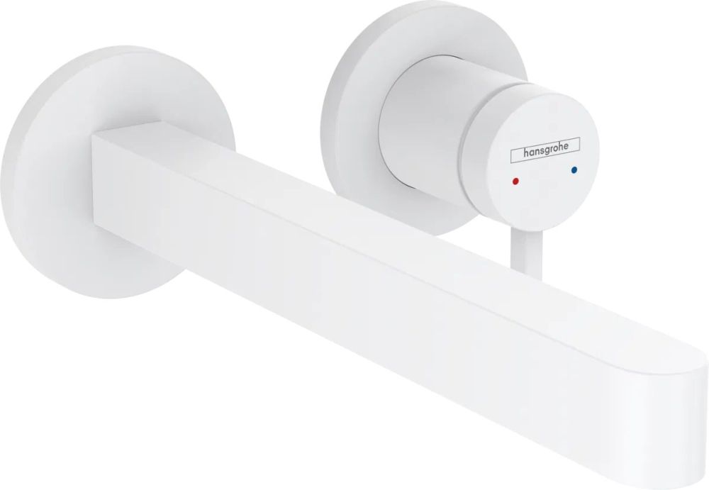 Змішувач для раковини Hansgrohe Finoris білий матовий 76050700