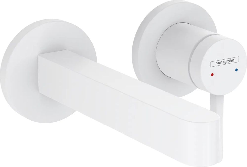 Змішувач для раковини Hansgrohe Finoris білий матовий 76051700
