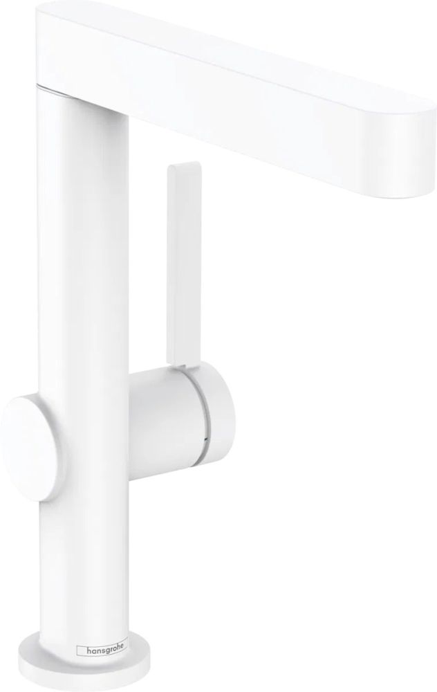 Змішувач для раковини Hansgrohe Finoris білий матовий 76060700 з висувною лійкою
