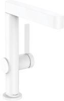 Змішувач для раковини Hansgrohe Finoris білий матовий 76060700 з висувною лійкою
