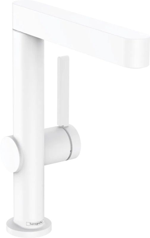 Змішувач для раковини Hansgrohe Finoris білий матовий 76060700 з висувною лійкою