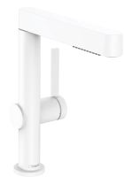 Змішувач для раковини Hansgrohe Finoris білий матовий 76063700 з висувною лійкою