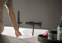 Змішувач для ванни Hansgrohe Finoris чорний матовий хром 76420340