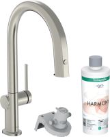 Змішувач для кухні Hansgrohe Aqittura M91 сталь 76800800 під фільтровану воду