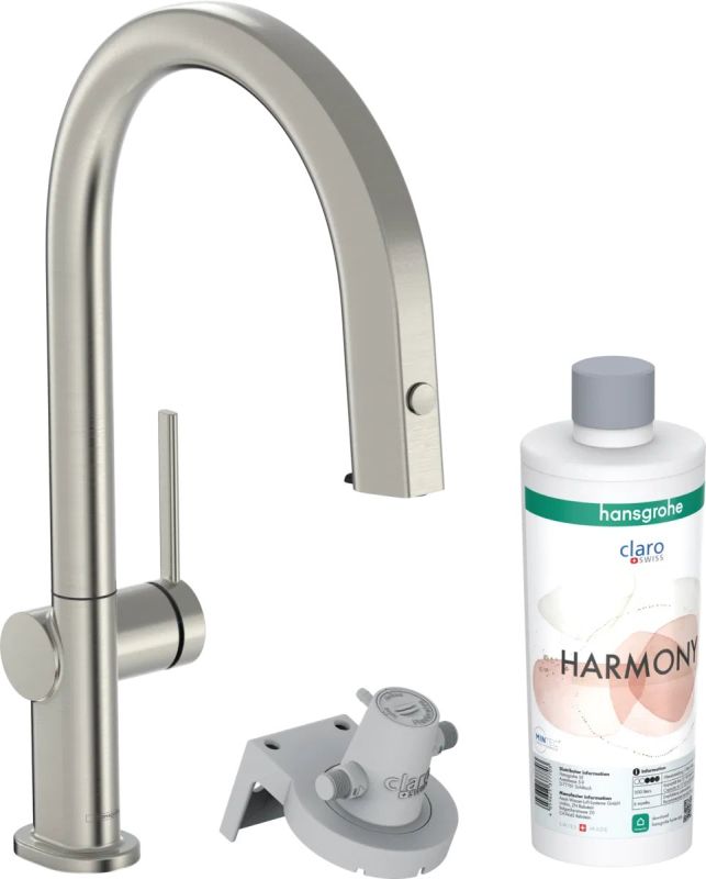 Змішувач для кухні Hansgrohe Aqittura M91 сталь 76800800 під фільтровану воду