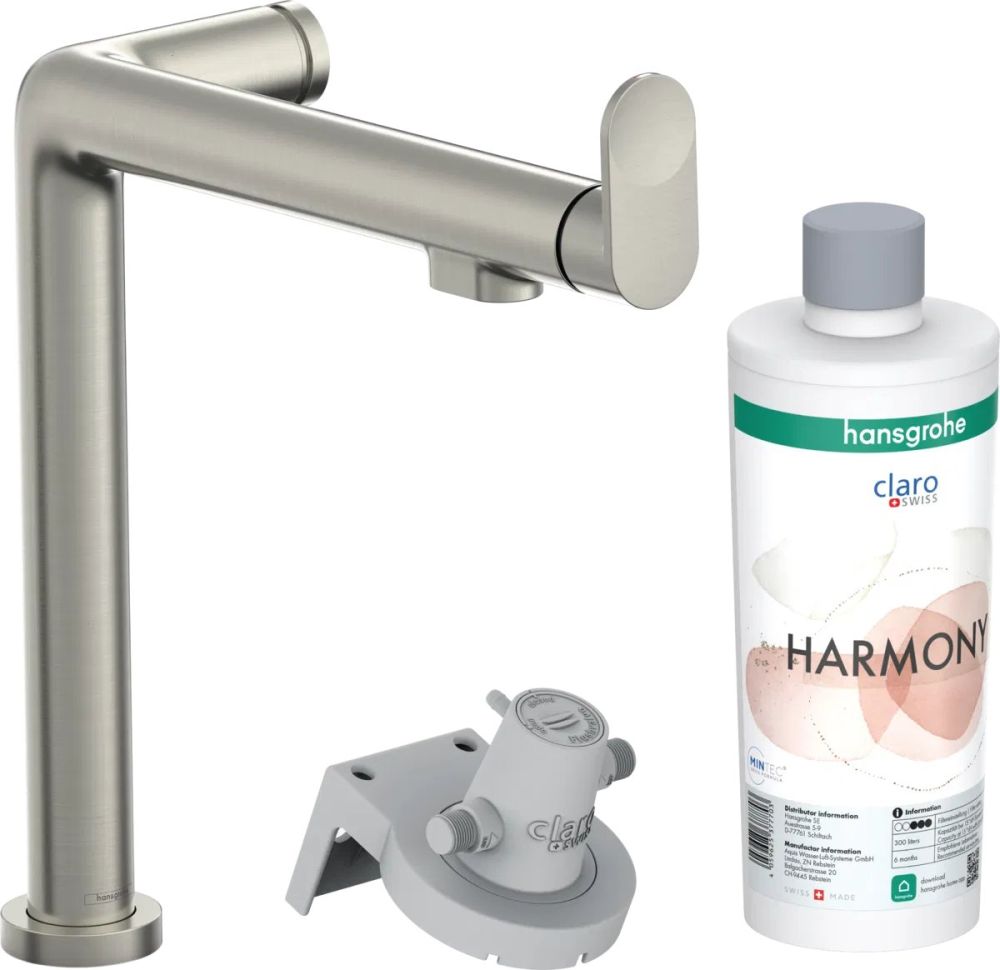 Змішувач для кухні Hansgrohe Aqittura M91 сталь 76802800 під фільтровану воду