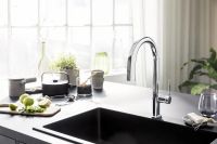 Смеситель для кухни Hansgrohe Aqittura M91 сталь 76803800 под фильтрованную воду