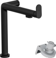 Змішувач для кухні Hansgrohe Aqittura M91 чорний матовий 76804670 під фільтровану воду