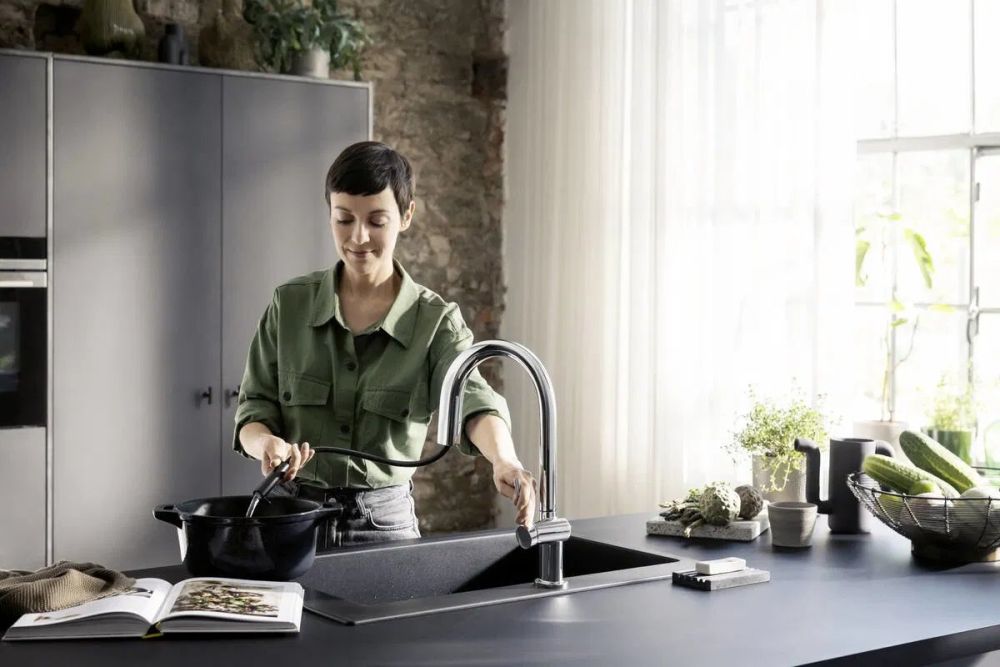 Змішувач для кухні Hansgrohe Aqittura M91 хром 76836000 під фільтровану воду
