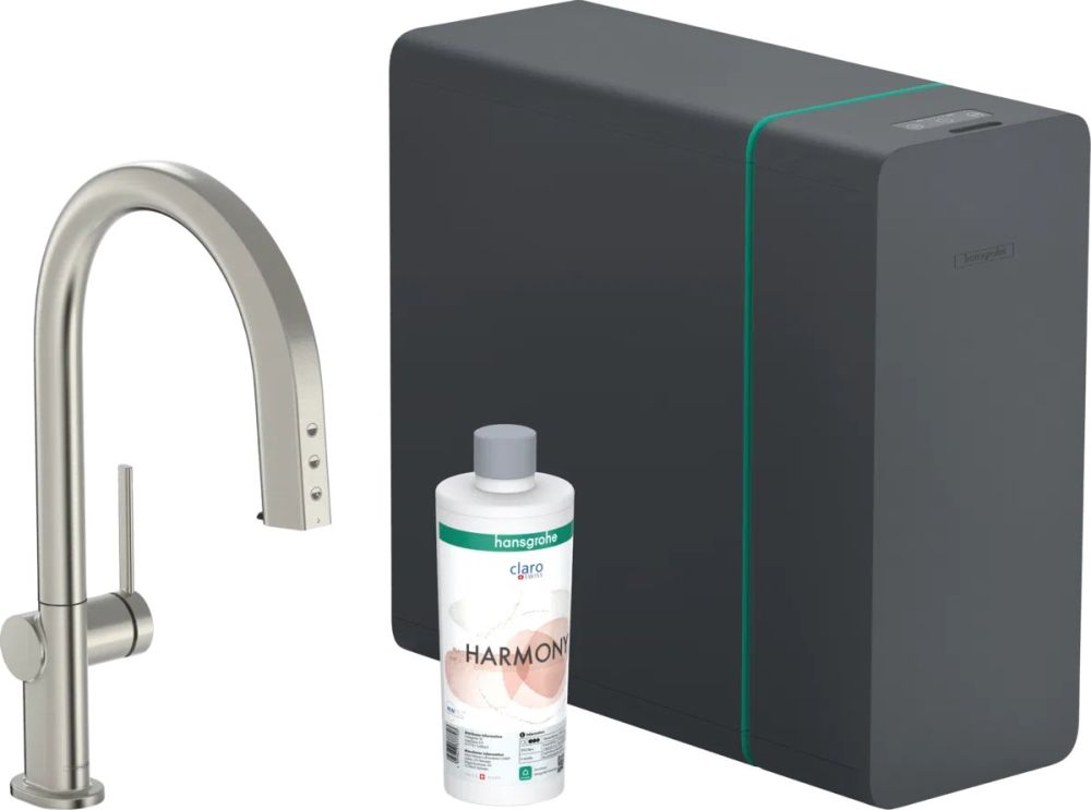 Змішувач для кухні Hansgrohe Aqittura M91 сталь 76836800 під фільтровану воду