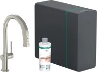 Змішувач для кухні Hansgrohe Aqittura M91 сталь 76836800 під фільтровану воду
