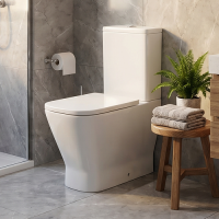Унітаз підлоговий AquA PooL Ibiza Square Vortex Ultra Clean 88FBS630T03 із бачком та сидінням Soft Close