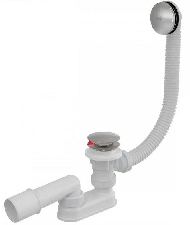 Сифон для ванни Alcaplast Click-Clack хром A504CKM-100