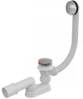 Сифон для ванни Alcaplast Click-Clack хром A504CKM-100