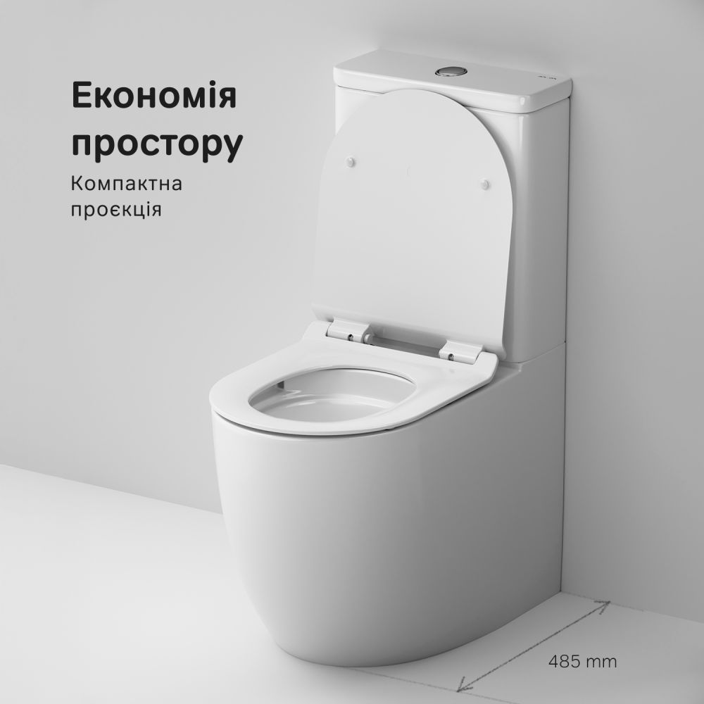  Унитаз напольный Am.Pm Like Aquaspin CLA8600SC с бачком и сиденьем Soft Close