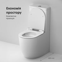  Унитаз напольный Am.Pm Like Aquaspin CLA8600SC с бачком и сиденьем Soft Close