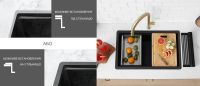 Кухонна мийка Fabiano Classic антрацит 8221.401.1704