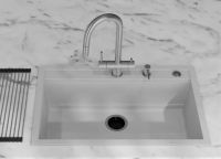 Змішувач для кухні Fabiano Fkm 3118P Ss сталь матовий 8231.401.1015 під фільтровану воду з висувною лійкою
