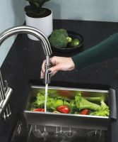 Змішувач для кухні Fabiano Fkm 3118P Ss сталь матовий 8231.401.1015 під фільтровану воду з висувною лійкою