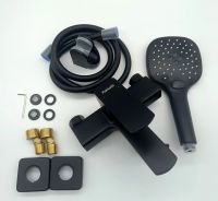 Змішувач для ванни Fabiano Logic чорний матовий 8231.403.1510 з душовим гарнітуром