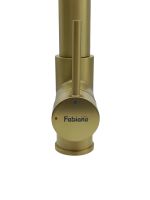 Змішувач для кухні Fabiano Fkm 3128 золото/чорний 8231.403.1910 під фільтровану воду з висувною лійкою