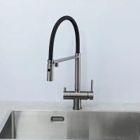 Змішувач для кухні Fabiano Fkm 3130 графіт/чорний 8231.403.1930 під фільтровану воду