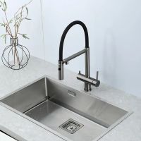 Змішувач для кухні Fabiano Fkm 3130 графіт/чорний 8231.403.1930 під фільтровану воду