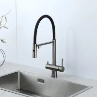 Змішувач для кухні Fabiano Fkm 3130 графіт/чорний 8231.403.1930 під фільтровану воду