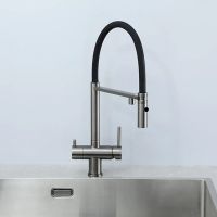Змішувач для кухні Fabiano Fkm 3130 графіт/чорний 8231.403.1930 під фільтровану воду