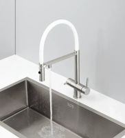 Змішувач для кухні Fabiano Fkm 3130 сталь/білий 8231.403.1932 під фільтровану воду