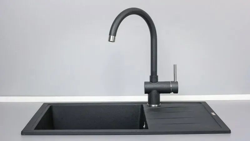 Змішувач для кухні Fabiano Fkm 39 Ss антрацит/сталь  8232.401.0235