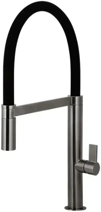 Смеситель для кухни Fabiano Fkm 68P Ss графит/черный 8232.401.1021