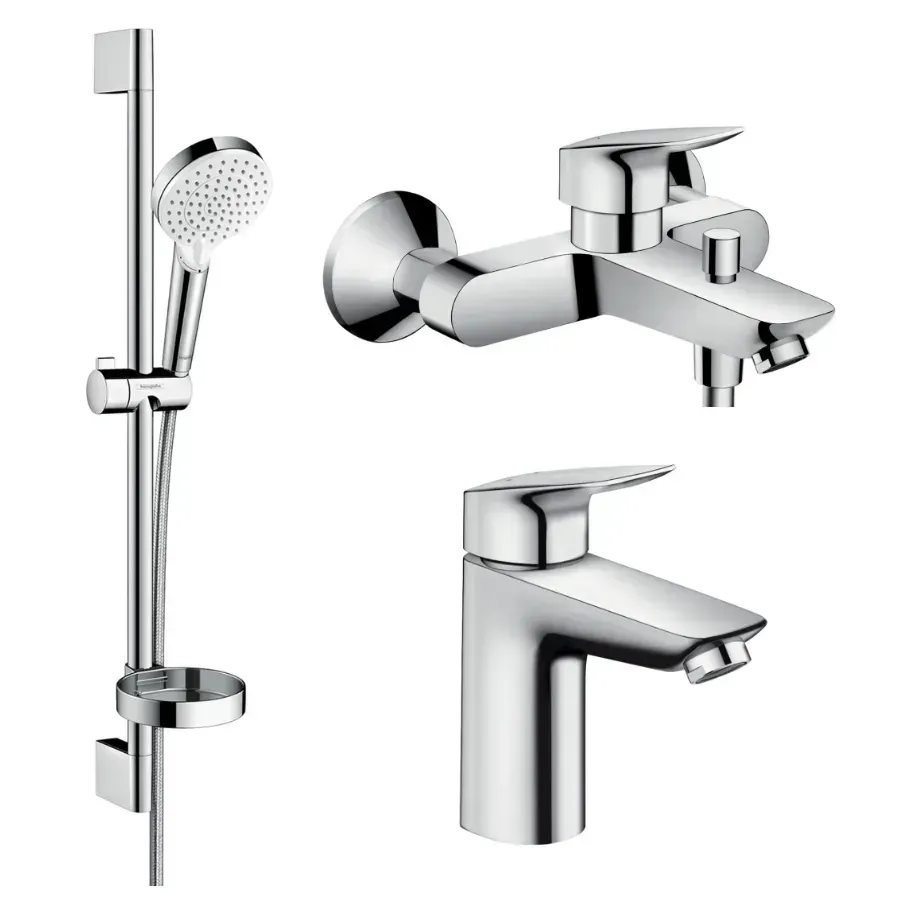 Набір змішувачів Hansgrohe Logis 3 в 1 хром 1082019