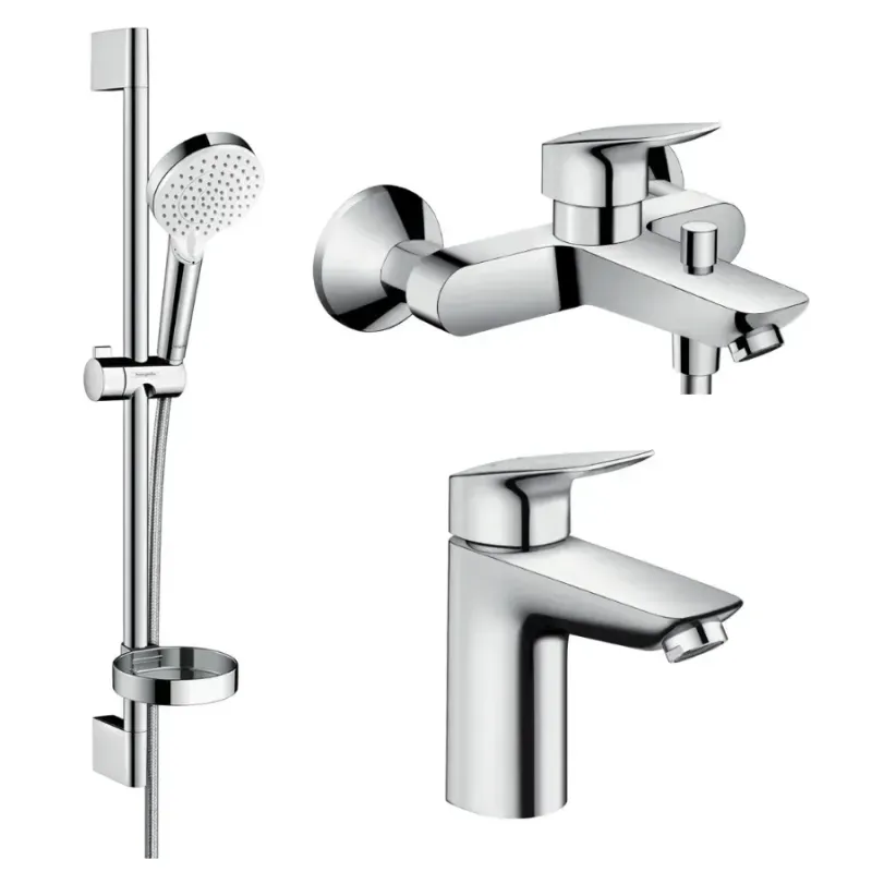 Набір змішувачів Hansgrohe Logis 3 в 1 хром 1082019