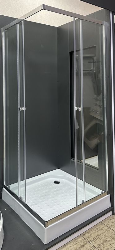 Душевая кабина Veronis 90x90 (Профиль - хром ,стекло - прозрачное) KNS-15-00