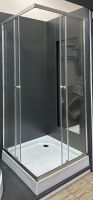 Душевая кабина Veronis 90x90 (Профиль - хром ,стекло - прозрачное) KNS-15-00
