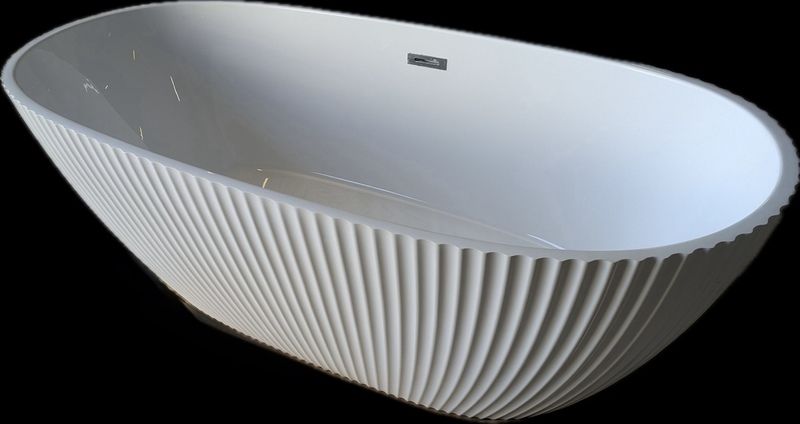 Ванна акрилова Veronis 170x80 біла матова VE-VP173