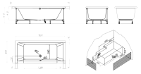 Ванна акрилова Kolpa San Elektra 180x80 739130