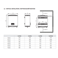 Водонагреватель накопительный Hi-Therm 100 л FLAT100