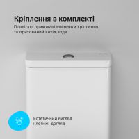 Унитаз напольный Am.Pm Like Aquaspin CLA8600SC с бачком и сиденьем Soft Close